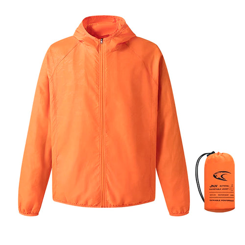 JNLN Camping Rain Jacket Men Women Waterproof Sun Protection Clothing