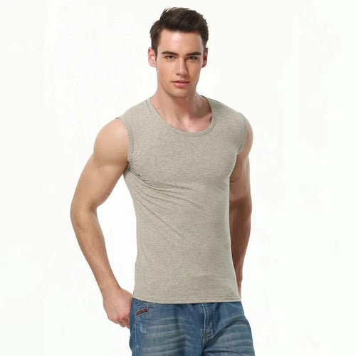 1/3/5 pcs Men's Cotton Sleeveless Thin Vest Young Men's