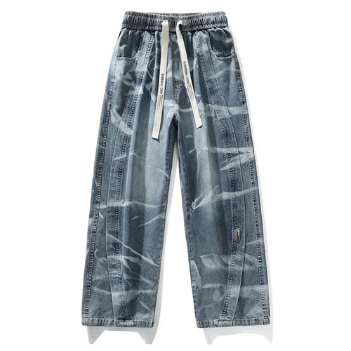 American Camo Street Style Cargo Pants Man Spring Summer New Wide Leg