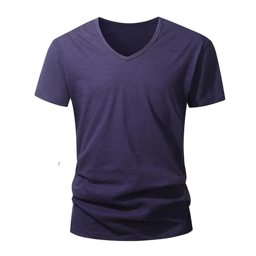 100% Cotton Men T-shirt Summer Short Sleeve Tops Tee Black White Male