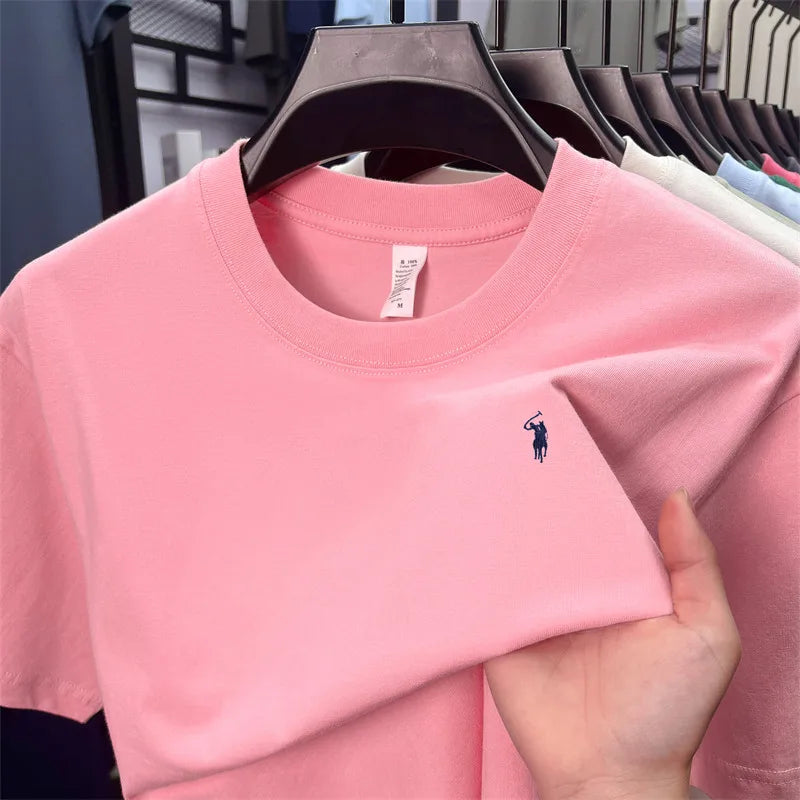 100% cotton men's short sleeve T-shirt fashion brand Paul Pony