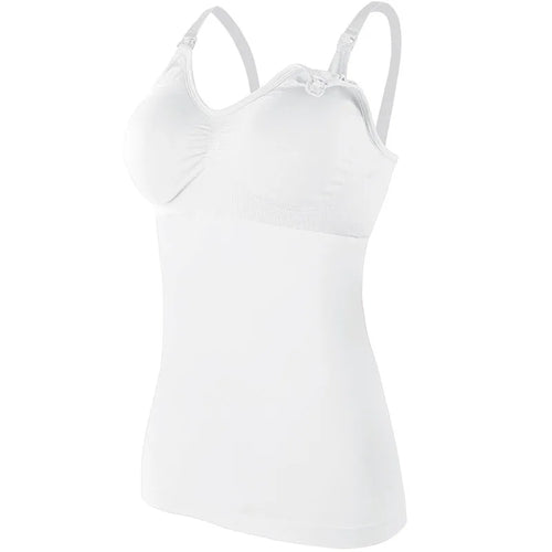 Summer Solid Clolor Sleeveless Nursing Clothes Women Pregnant Tank Top