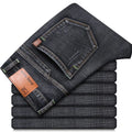 2025 Men New 28-40 Men's Classics Pants Straight Business Blue Black