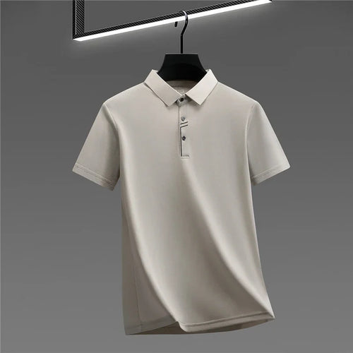 Mens Polo Shirt Short Sleeve Casual Business Style Lightweight