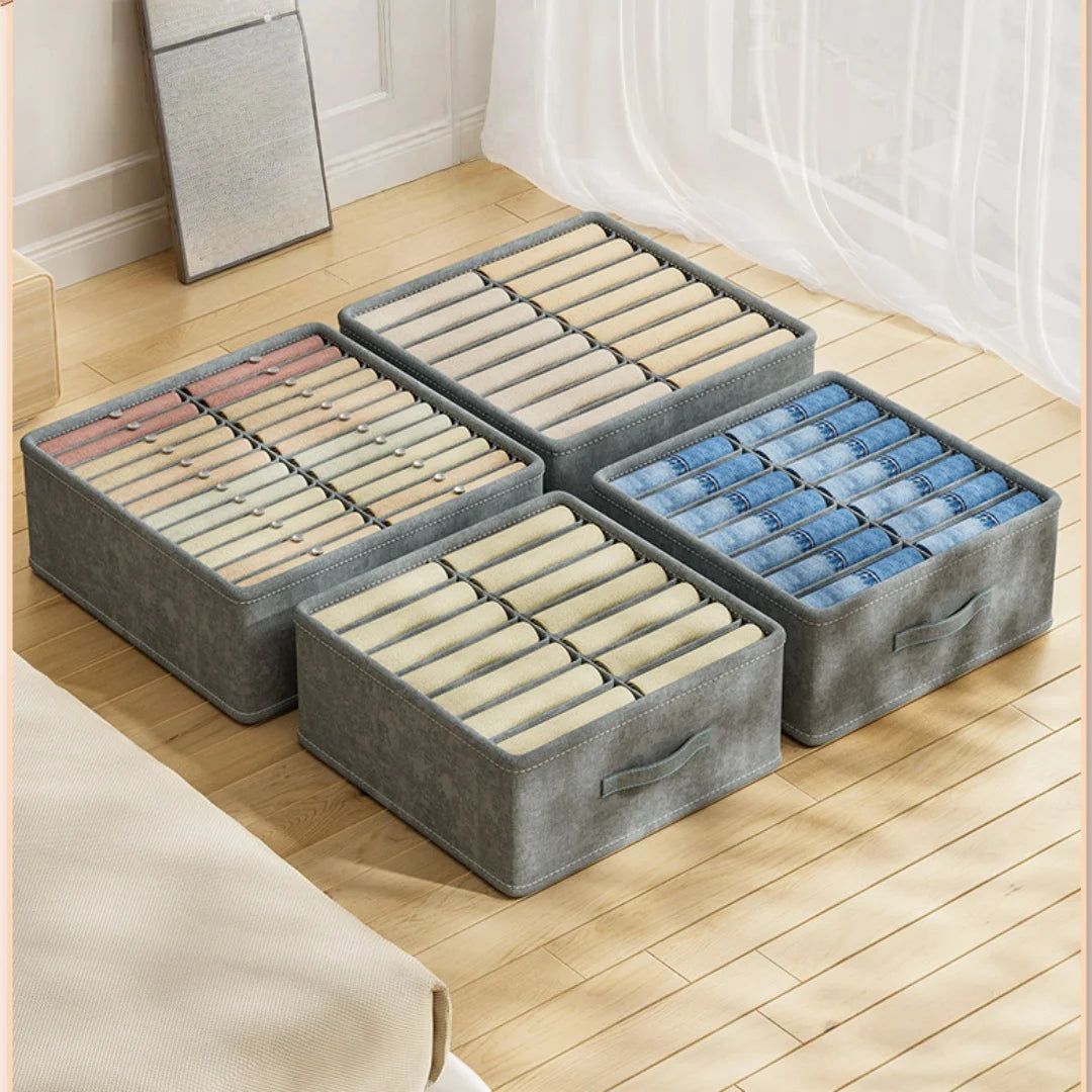 1pc Wardrobe Clothes Storage Organizer Pants Sweater T-Shirt Storage