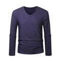 100% Cotton Men T Shirt Long Sleeve High Quality Male Tshirt Casual