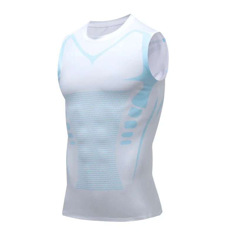 Compression Tank Top Men Gym Shirt Sleeveless Quick Dry Printing