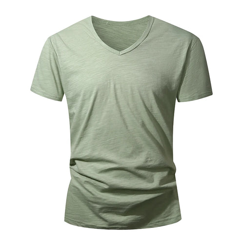 100% Cotton Men T-shirt Summer Short Sleeve Tops Tee Black White Male
