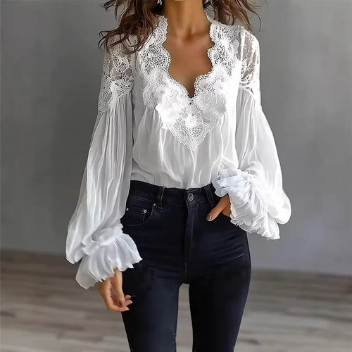 Women Blouses 2026 Spring Autumn Long Sleeve Blouse Woman Blouse Shirt