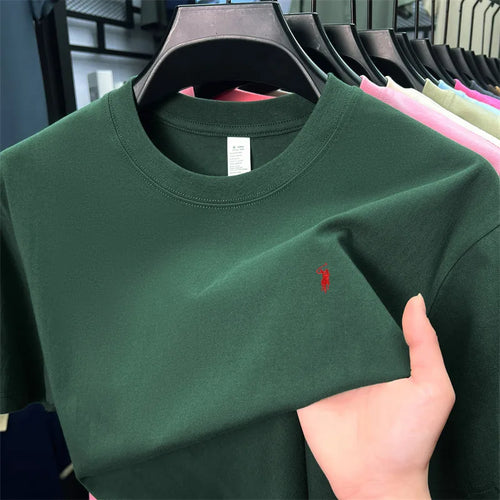 100% cotton men's short sleeve T-shirt fashion brand Paul Pony