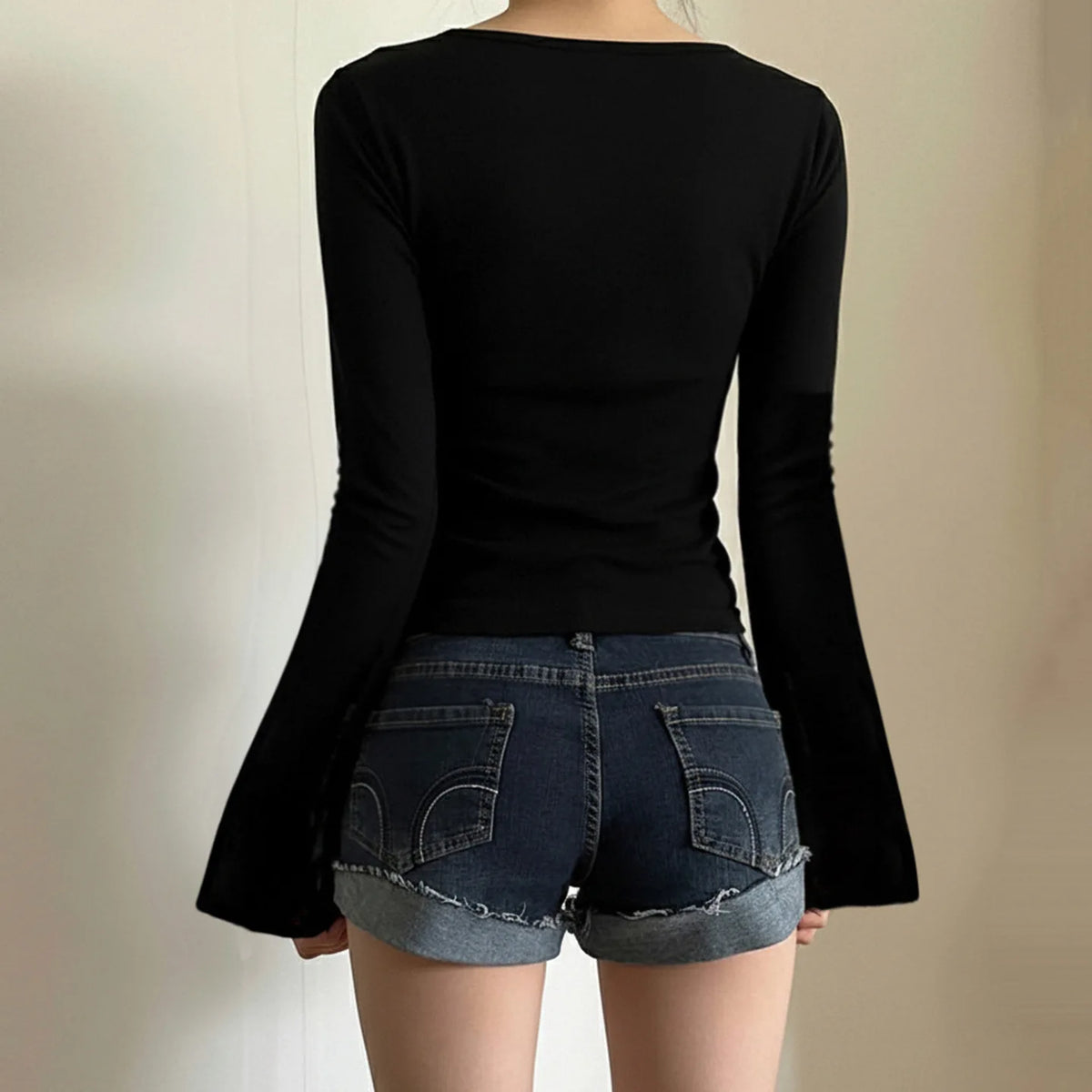 Women Knitting Sweater 2025 New French Chic Blouse Lace Paneled Low
