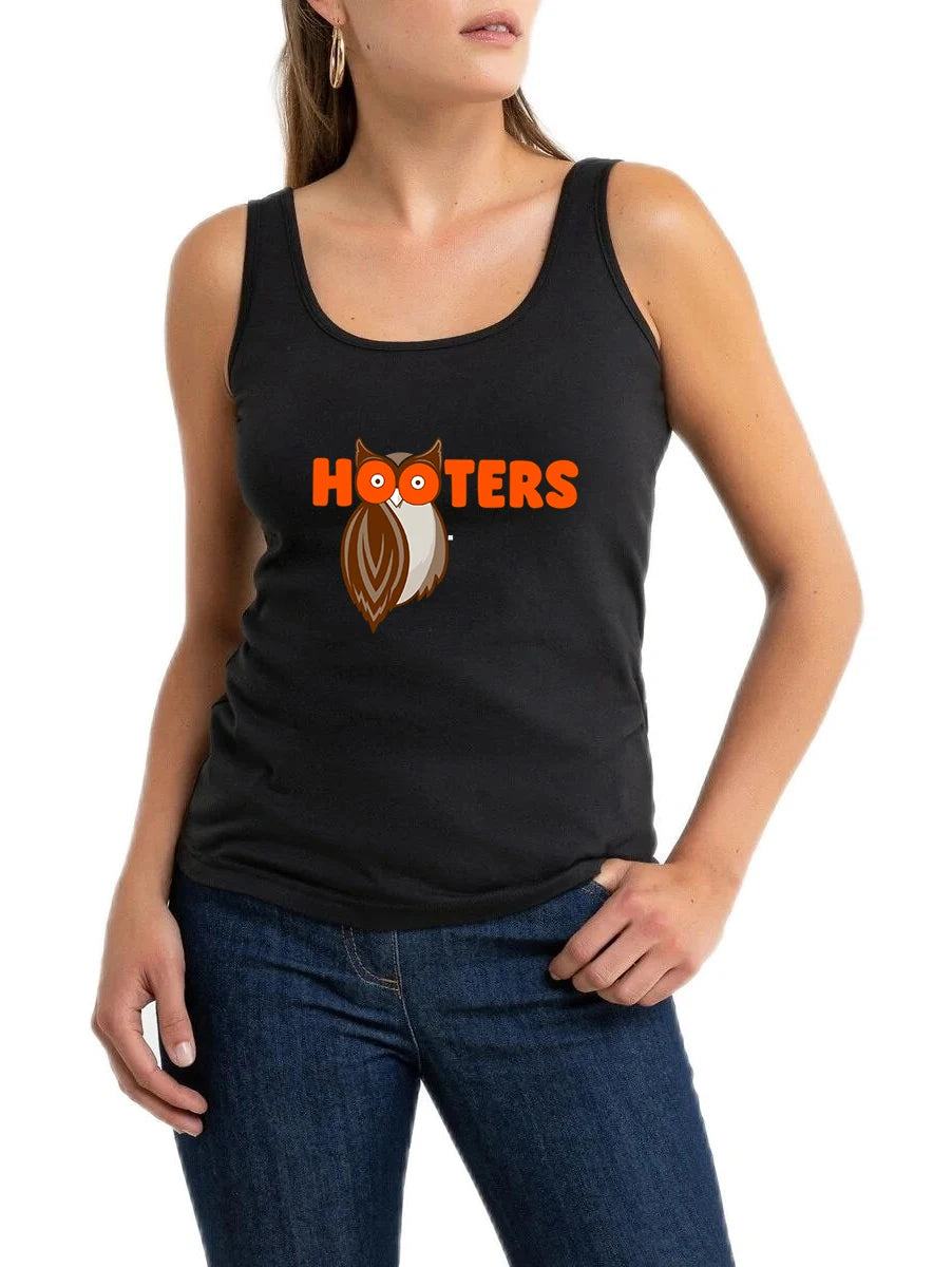 Spoon And Fork Cliparts Hooters Graphics Cotton Tank Tops Women's
