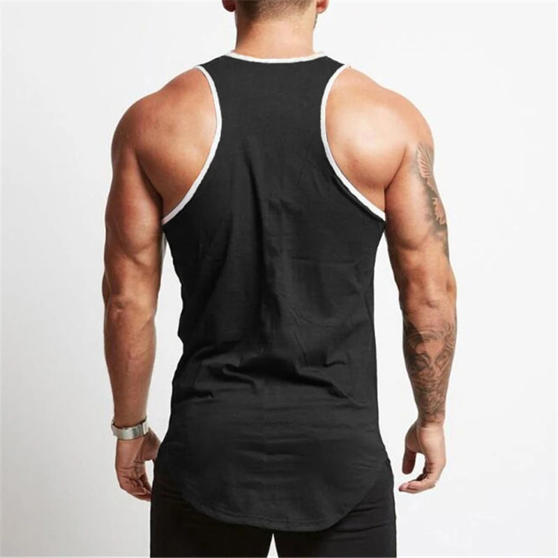 Gym Bodybuilding Workout Muscle Tank Tops Summer Cool Cotton