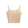 Thin Ice Silk Traceless Sling Tank Top Bralette Crop Tops Strap Skinny