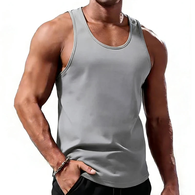 2026 Men's Gyms Vest High Quality Mesh Sleeveless Shirts Men Summer