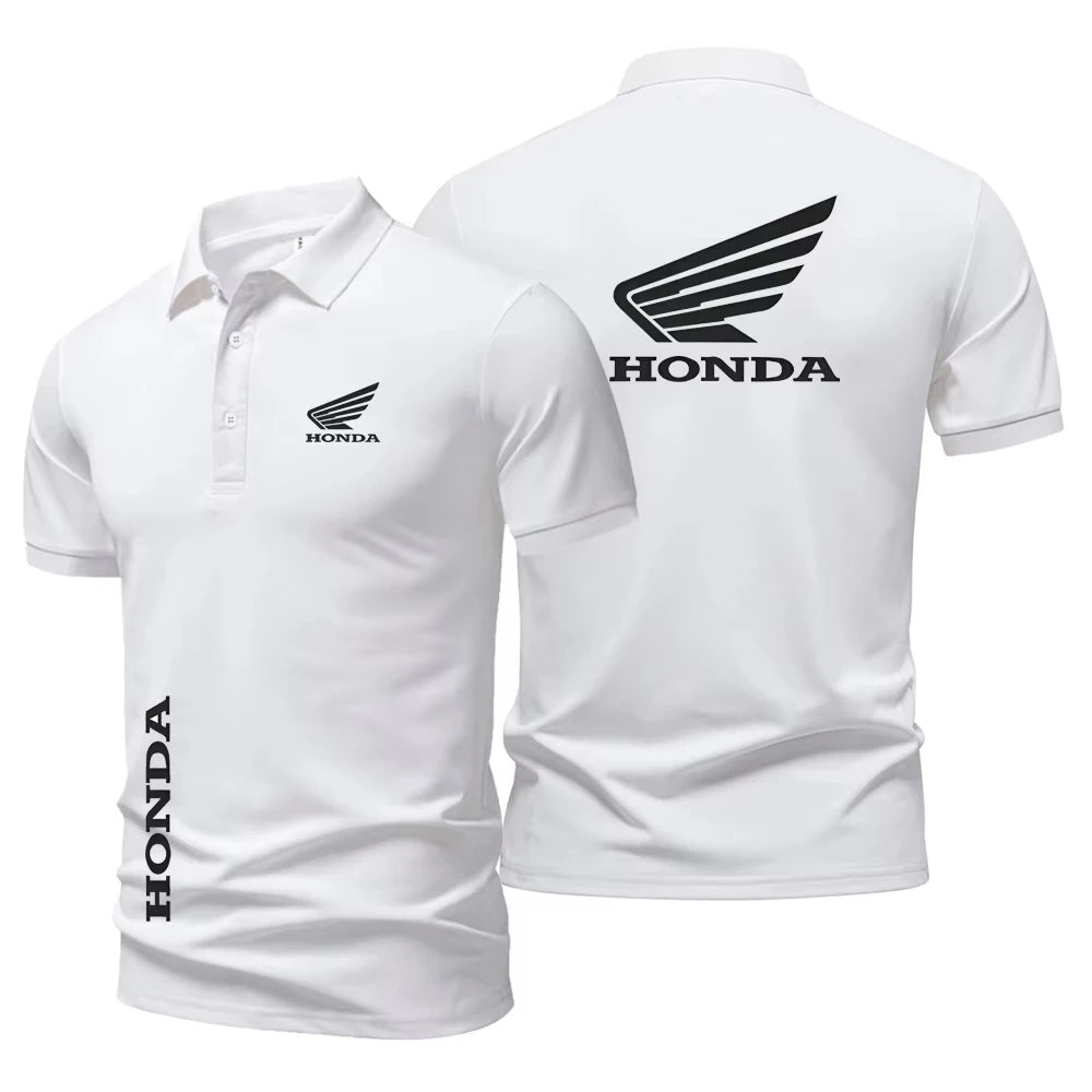 Men's and women's short-sleeved T-shirt Honda racing POLO T-shirt
