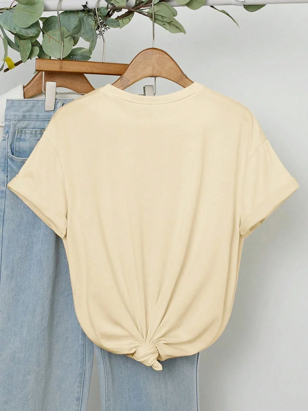 Summer American Retro Y2k Marine Animal Conch Bow Pattern T-shirt