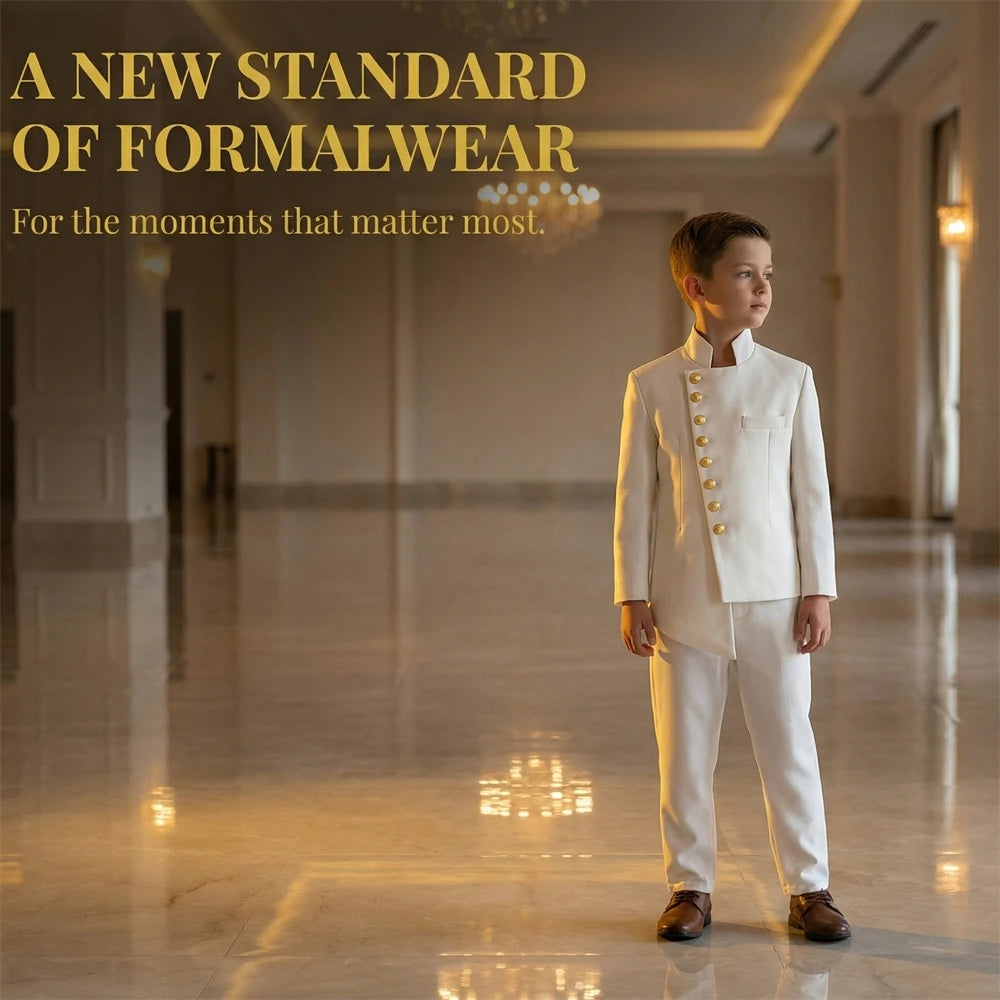 DMDRS Kids Formal Suit Set from Toddler to Teen - Ship Today