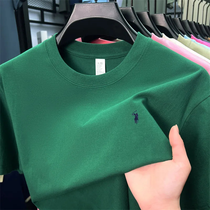 100% cotton men's short sleeve T-shirt fashion brand Paul Pony