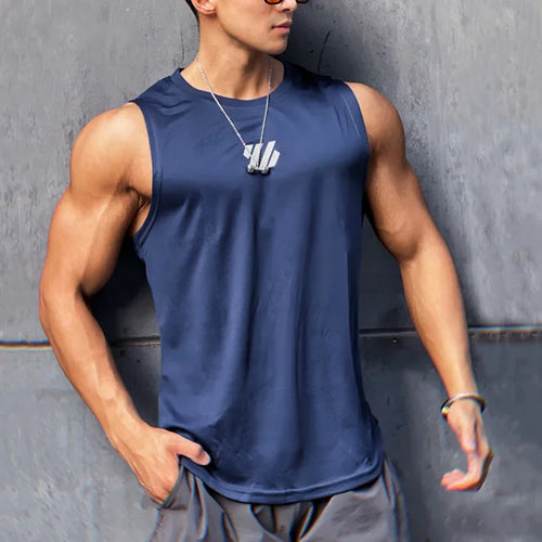 2024 newest Summer Gym Vest High Quality mesh Shirt Sleeveless