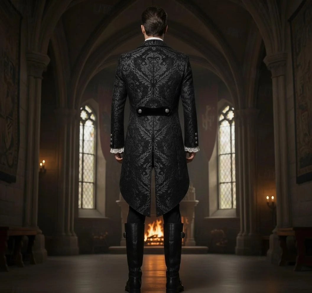 Medieval Renaissance Steampunk Coat Tuxedo Tailcoat Vampire Nobleman