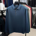 Men's 2026 Business Casual Short Sleeve Polo Shirt Solid Color with