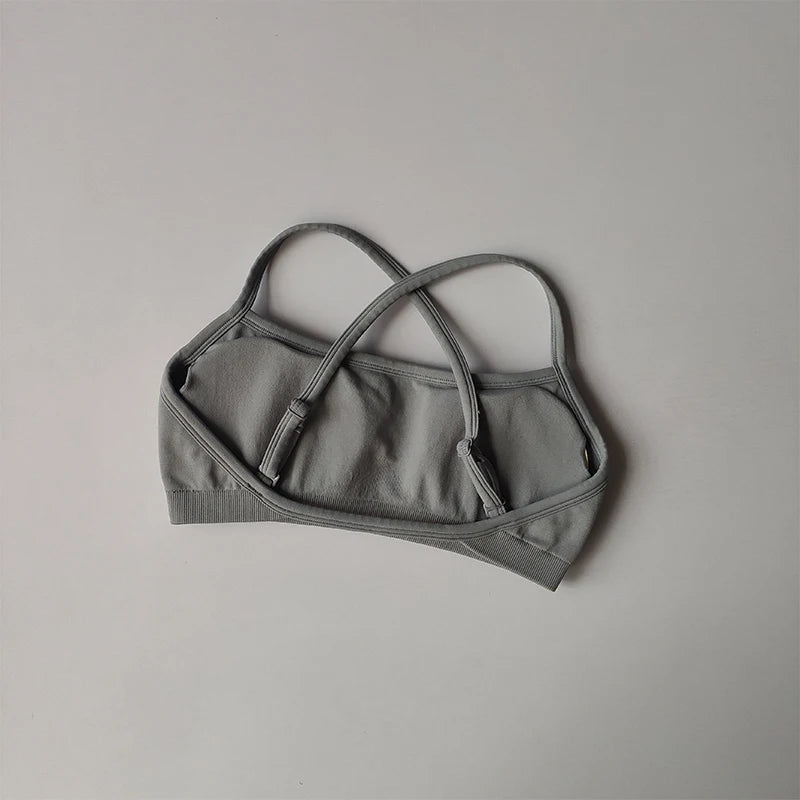 Gathering Shock-proof and Beautiful Back Seamless Sports Bras Gym