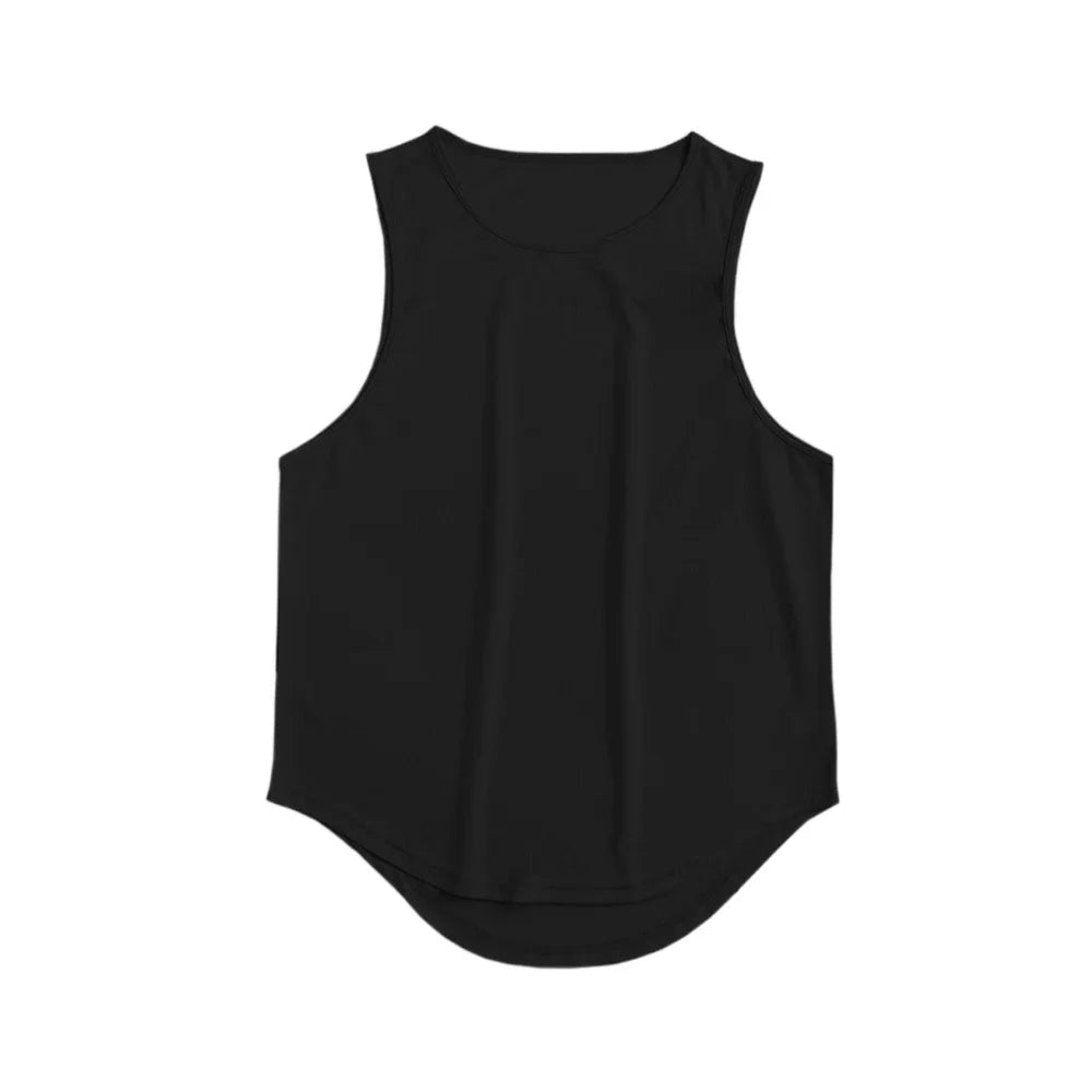 Men's Gym Tank Top Fitness Sleeveless Running Sports T-Shirt Men