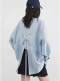 CHIC VEN Fashion Women Long Sleeve Shirts Solid Loose Casual New Style