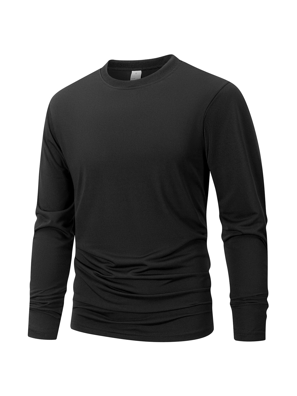 Men's Button Long Sleeve Henley Neck T-Shirt Casual Breathable Round