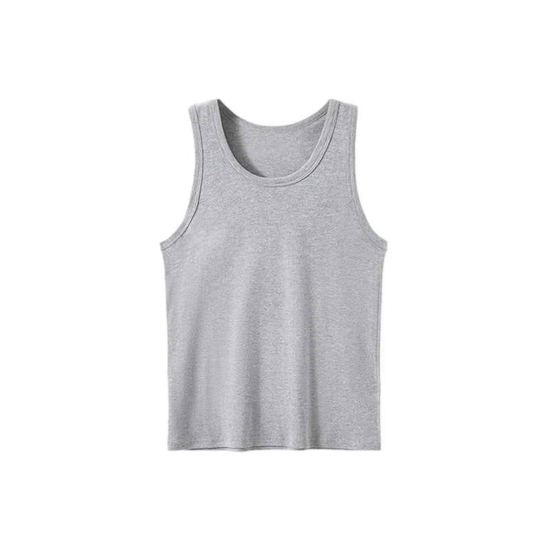 1/3 Pack Four Seasons Men's Cotton Joker Vest Teenagers Simple Fit