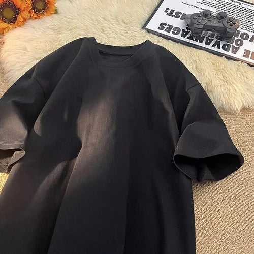 Summer 100% Pure Cotton Men's and Women's Casual Sports Loose Soft