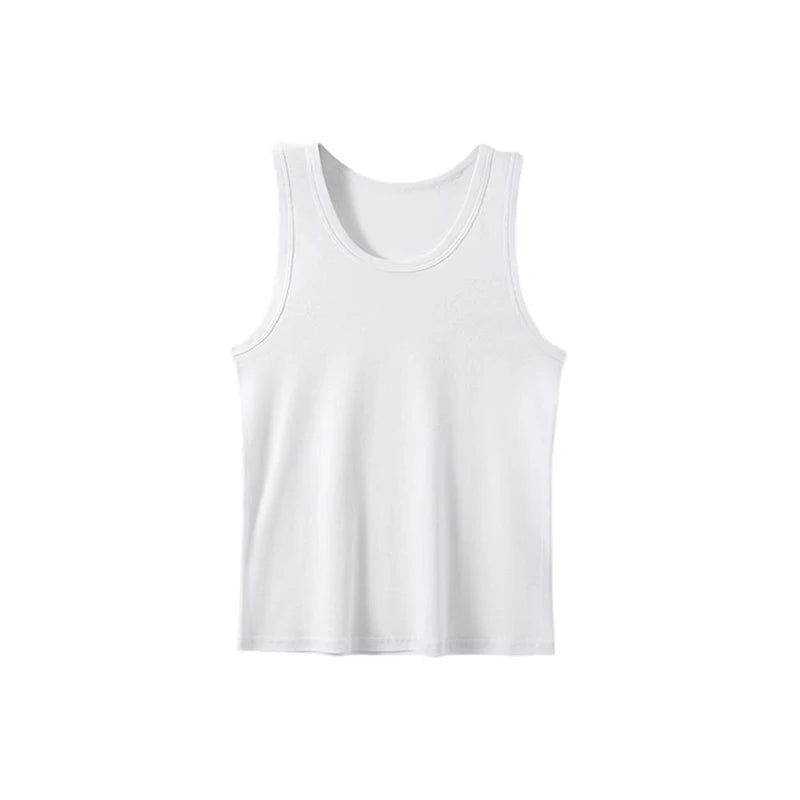 1/3 Pack Four Seasons Men's Cotton Joker Vest Teenagers Simple Fit