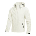 Men's Outdoor Waterproof Raincoat Lightweight Cycling Coat with Hood