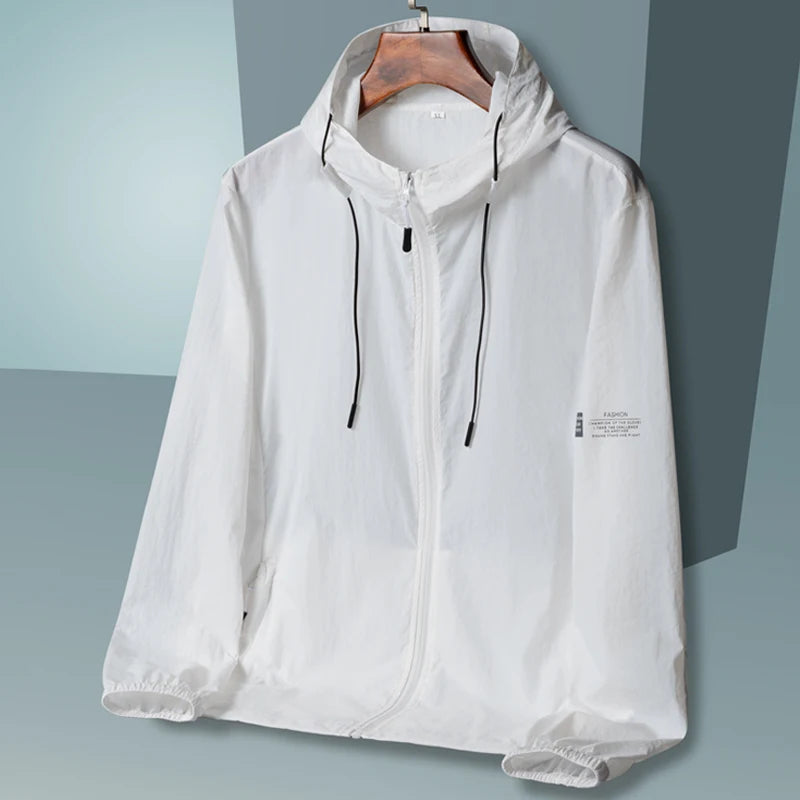 2023 Summer Hooded Jacket Men Women Sun Protection Clothing Fishing