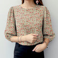 2025 ZANZEA Summer Floral Printed Blouse Stylish Women Tops Tunic