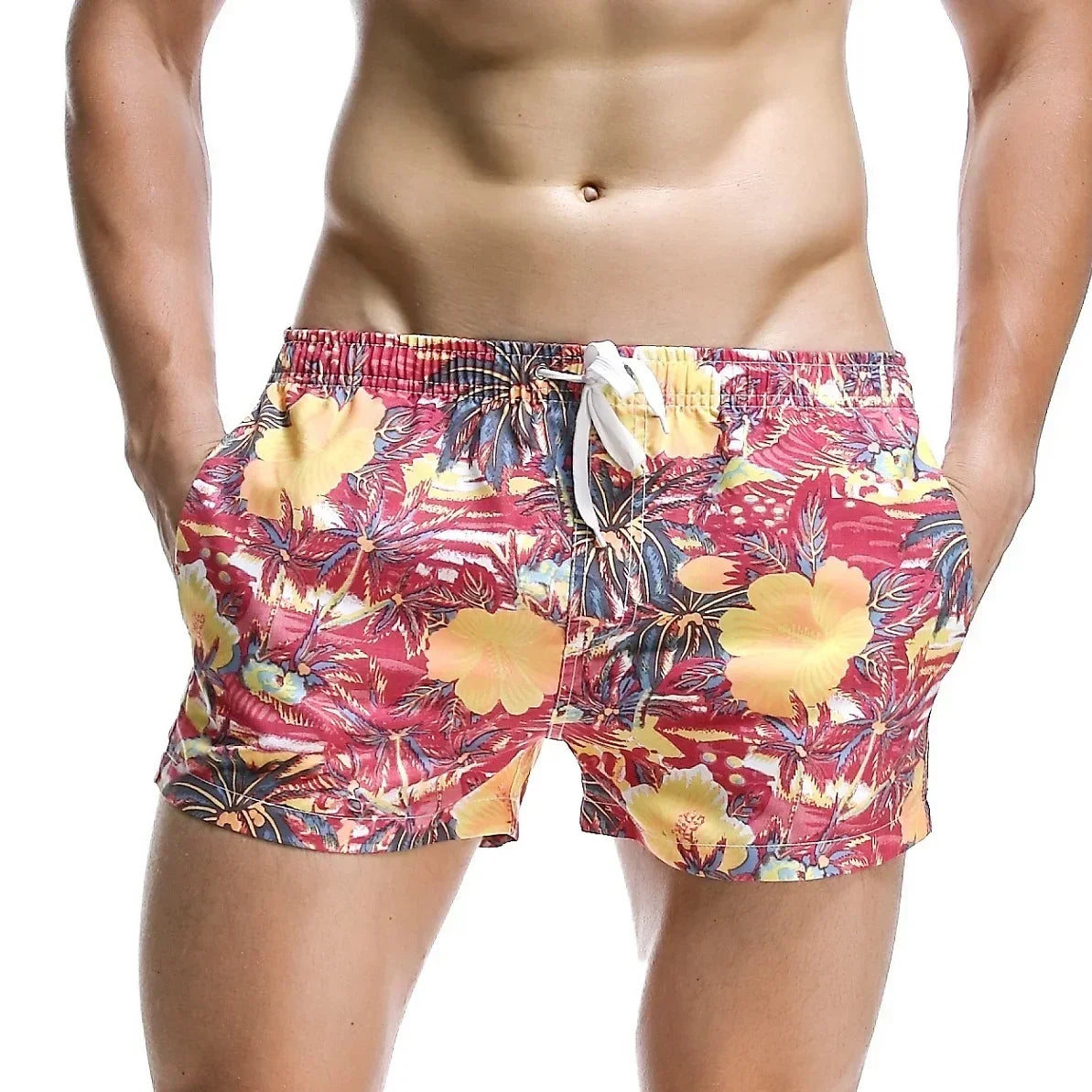 SEOBEAN Men's Casual Summer Beach Board Shorts Loose Fit Comfortable Lightweig