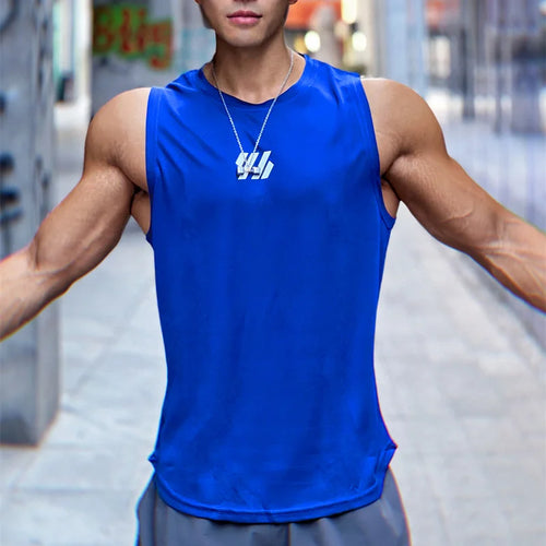 2024 newest Summer Gym Vest High Quality mesh Shirt Sleeveless