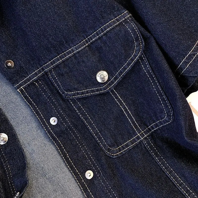 Women's Denim Jackets Streetwear Short Sleeve Summer Jean Jacket