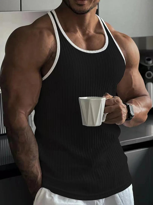 Men's quick drying elastic fitness clothes gym runningslim fit