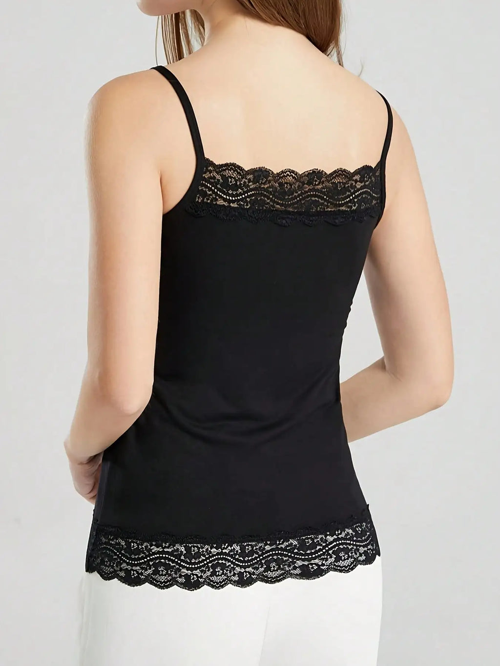 3pcs Women Lace Floral Cami Tank Top Undergarments Versatile & Basic