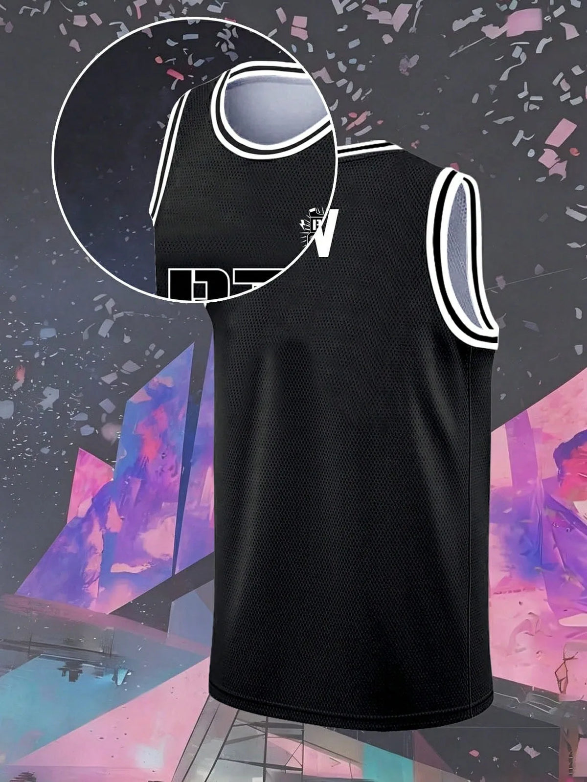 Men #92 Jersey Black Mesh Sleeveless Basketball Style Tank ARMY Fan