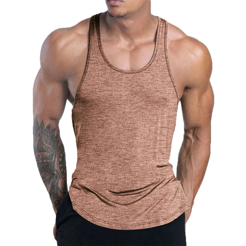 NEW Men's Fitness Tank Top Summer Training Undershirt men Basketball