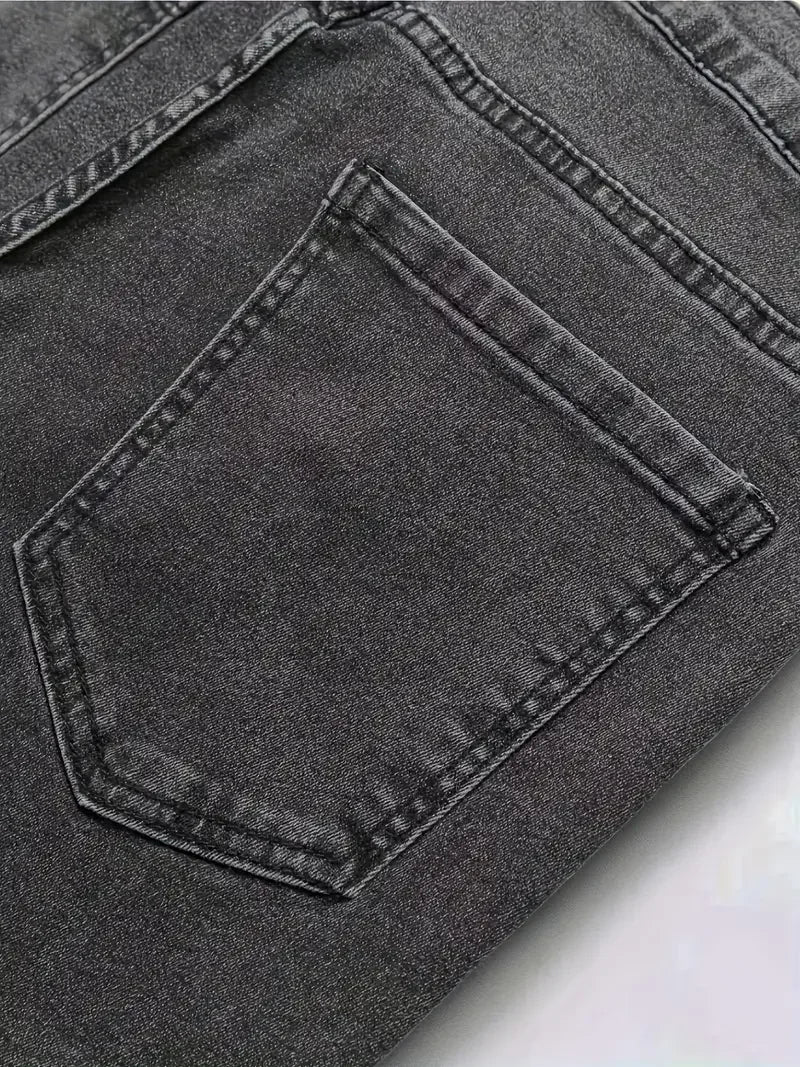 2025 New Style Streetwear Straight-Leg Jeans for Men, Fashionable