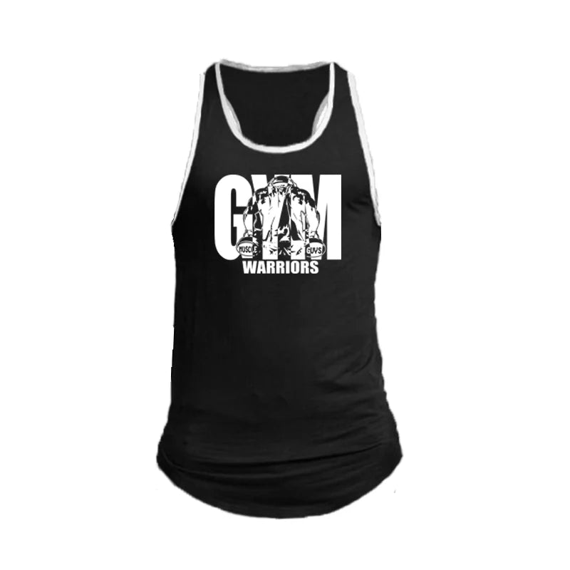 Gym Bodybuilding Workout Muscle Tank Tops Summer Cool Cotton