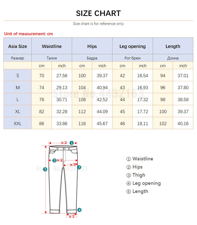 Korean Fashion Men's Baggy Jeans Classic All-match Solid Color