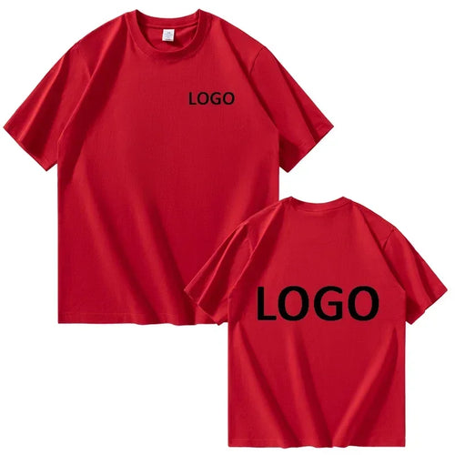 Customized 100% Cotton Printed T-shirts Men Fashion Short Sleeve