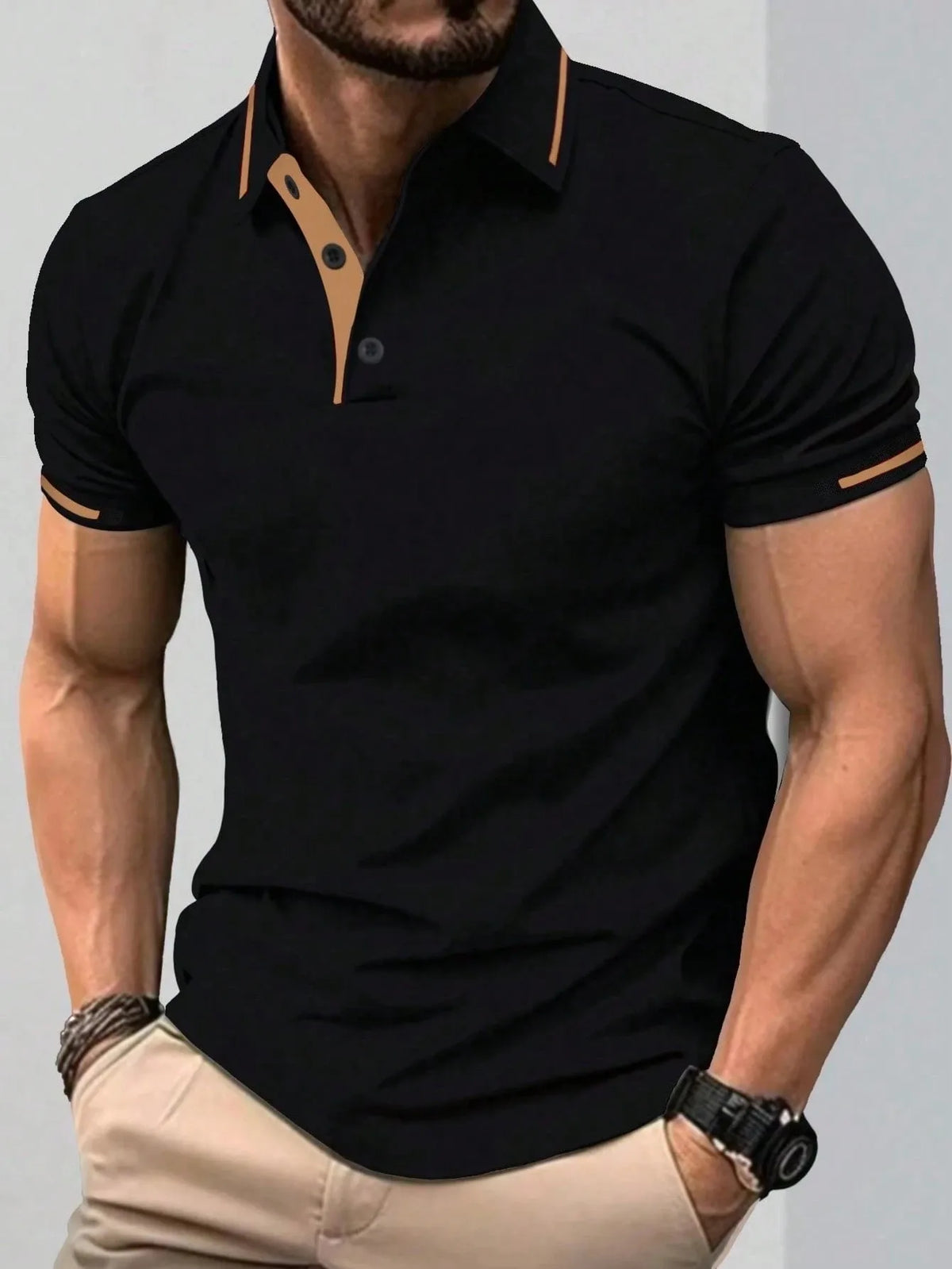 2026 Summer Men's Polo Shirt - 3D Printed Design Breathable
