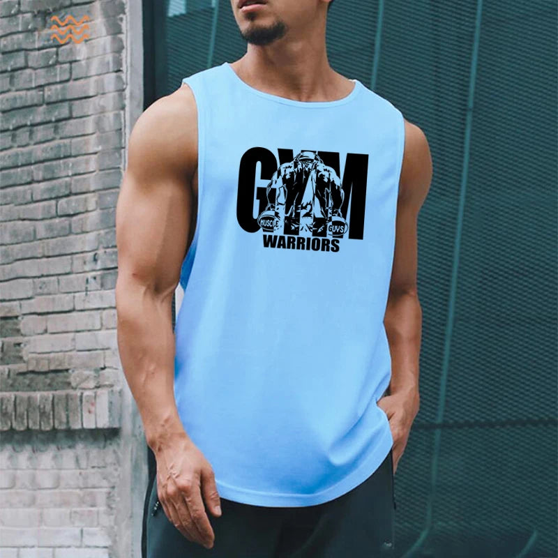Summer Mesh Quick Dry Gym Fitness Tank Tops Men's Casual Moisture
