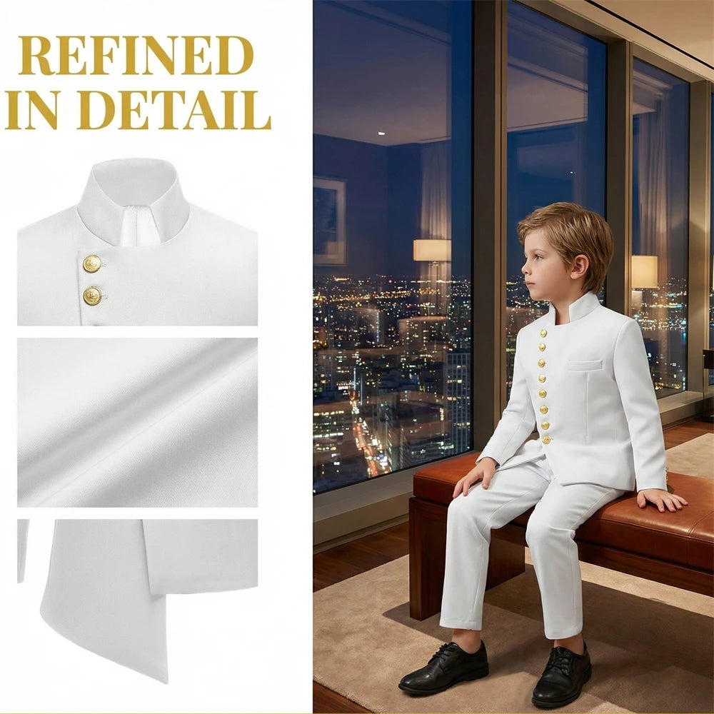 DMDRS Kids Formal Suit Set from Toddler to Teen - Ship Today
